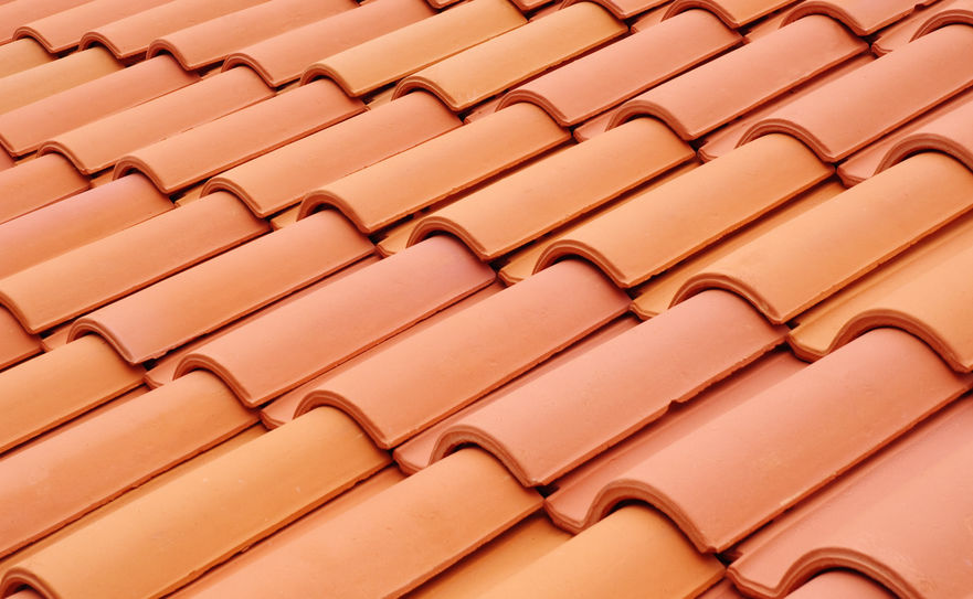 Commercial tile roof