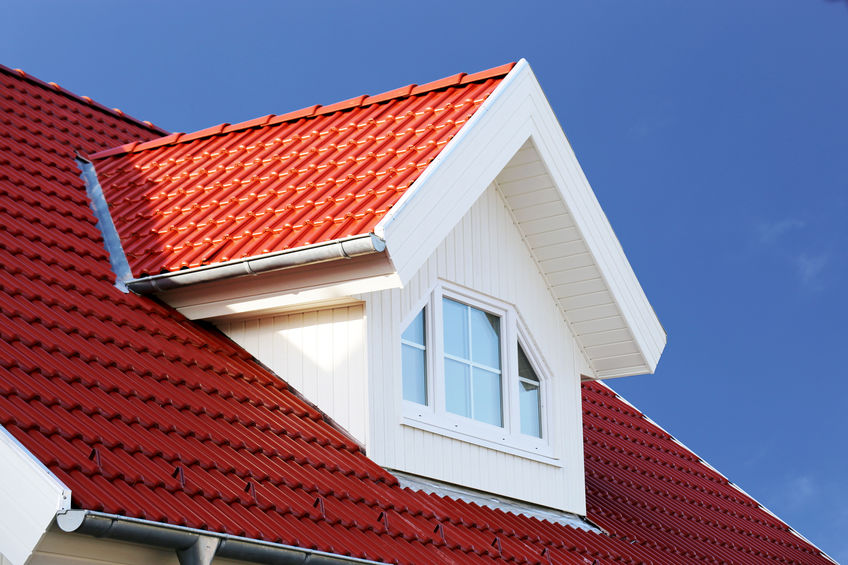 House with a new roof