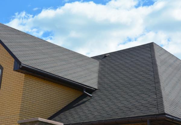 A home's pristine roof